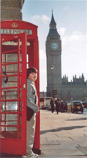 phone booth london. Greg in London